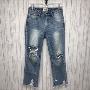 Womens Size 1/24 Insane Gene Boyfriend Jeans EUC